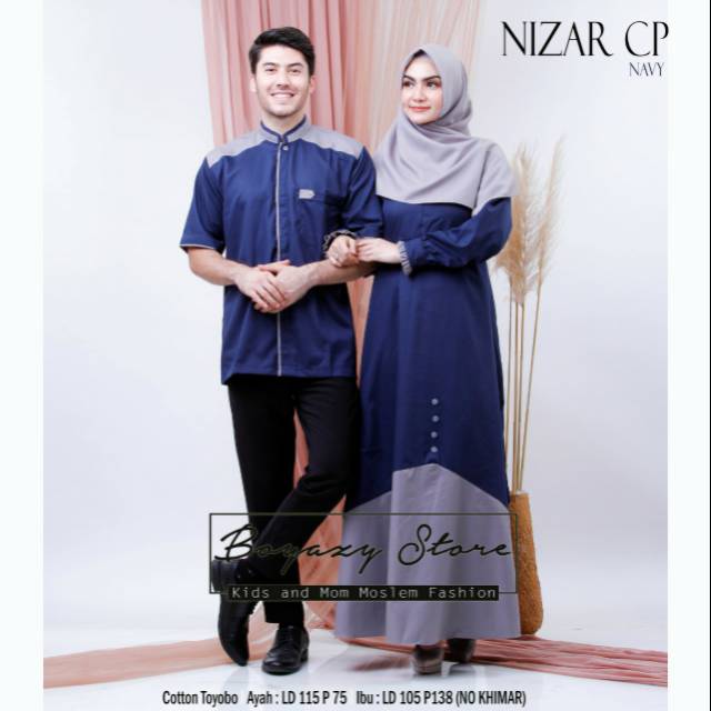NIZAR COUPLE ( GAMIS+ KOKO ) ORIGINAL BOYAZY STORE