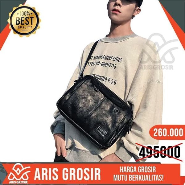 Tas Selempang Kulit Pria Keren Tas Slempang Original Branded Termurah