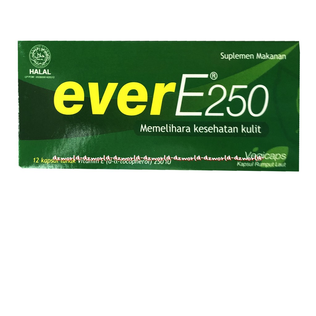 Ever E 250 vitamin lunak Natur E Kapsul Vitamin E Untuk Kulit EverE250 Ever-E