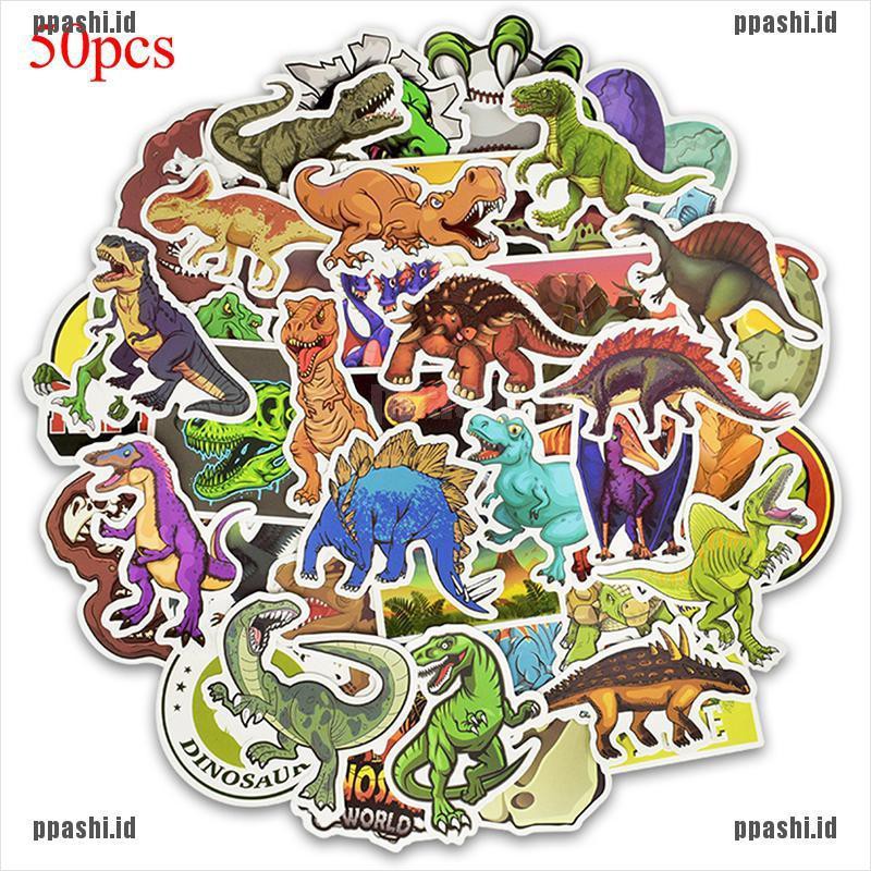 Ps 50 Pcs Dinosaur Sticker Cute Anime Decal Stickers For Children