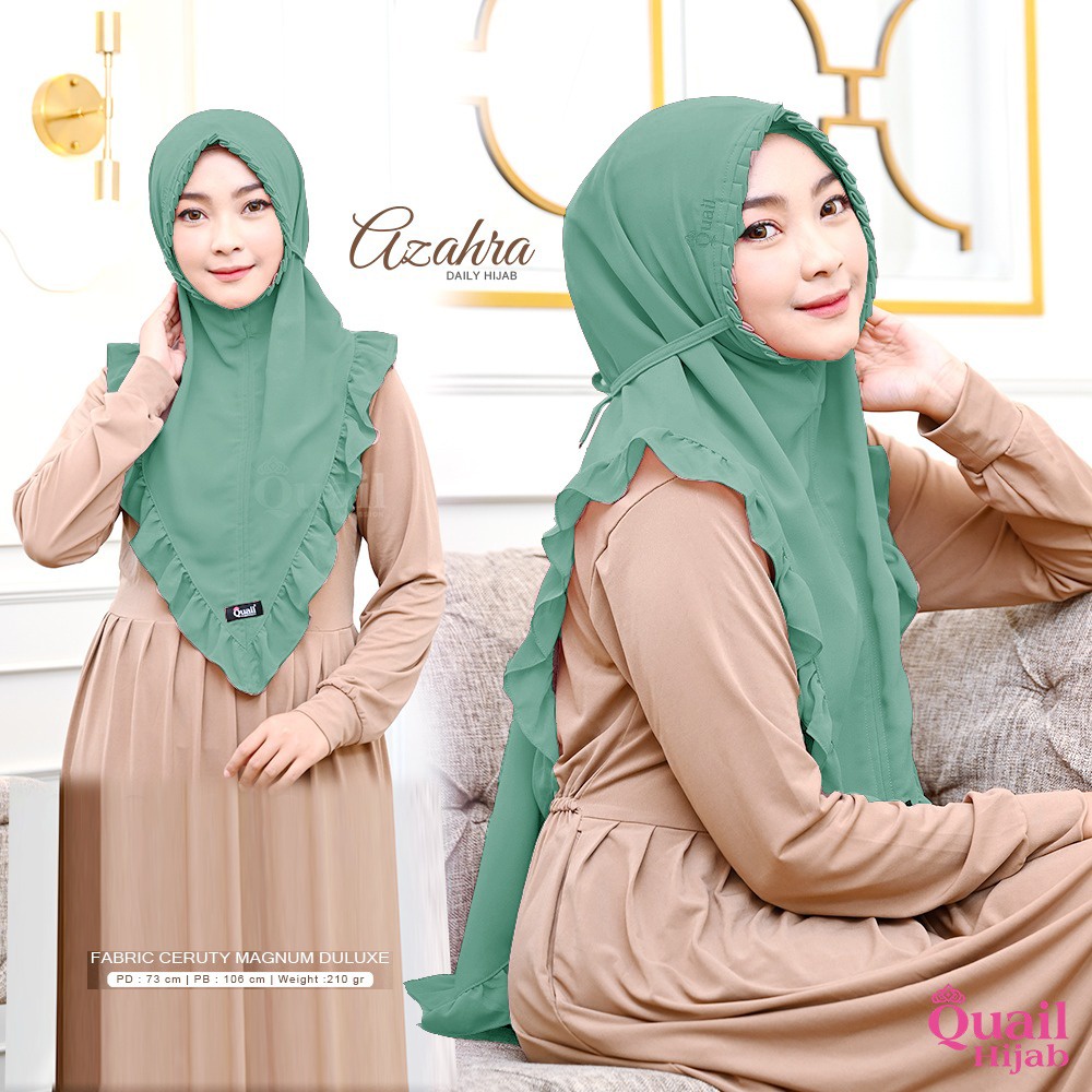 AZAHRA~ HIJAB INSTAN QUAIL HIJAB