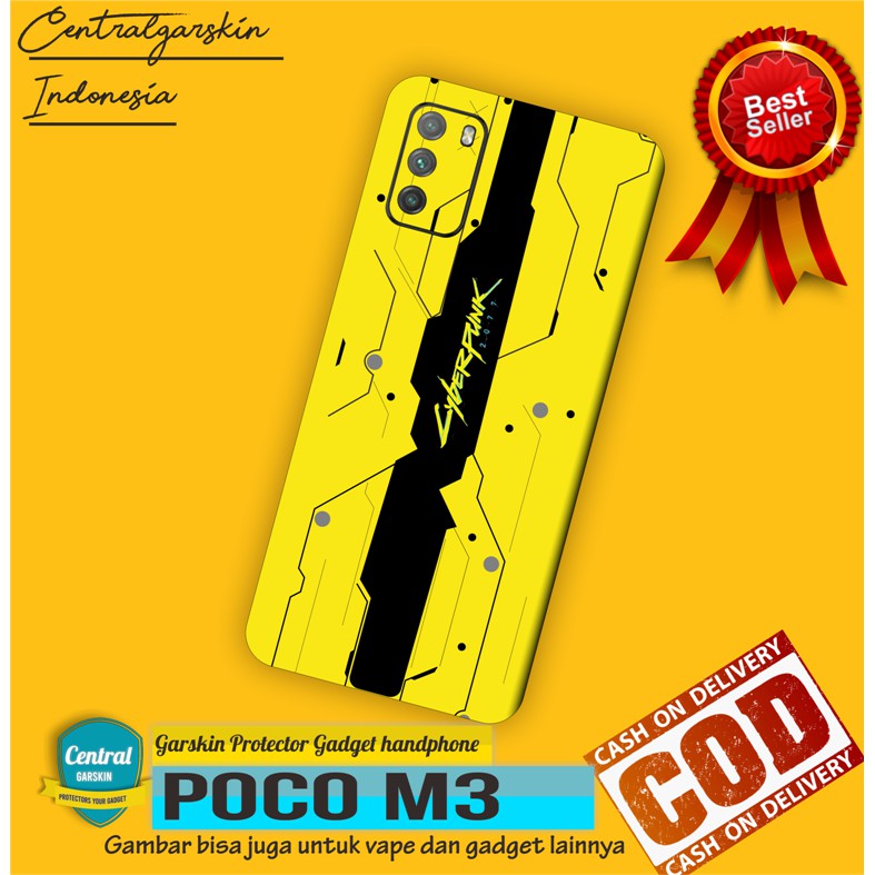 GARSKIN POCO M3 - CYBERPUNK 2077 BISA COD