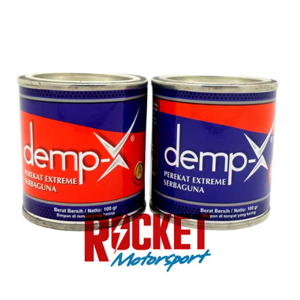 

Demp X Perekat - Dempul Perekat Lem Epoxy 2 Komponen - Demp-X Ekonomis (100gr)