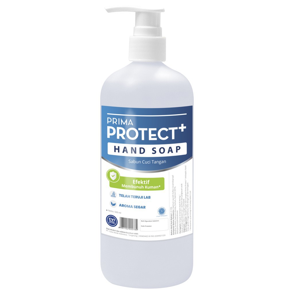 Prima Protect Hand Soap 500ml - Sabun Antiseptik Hospital Grade 500 ml