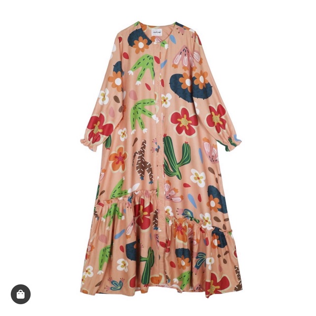 Shafa Dress Peach Nadjani