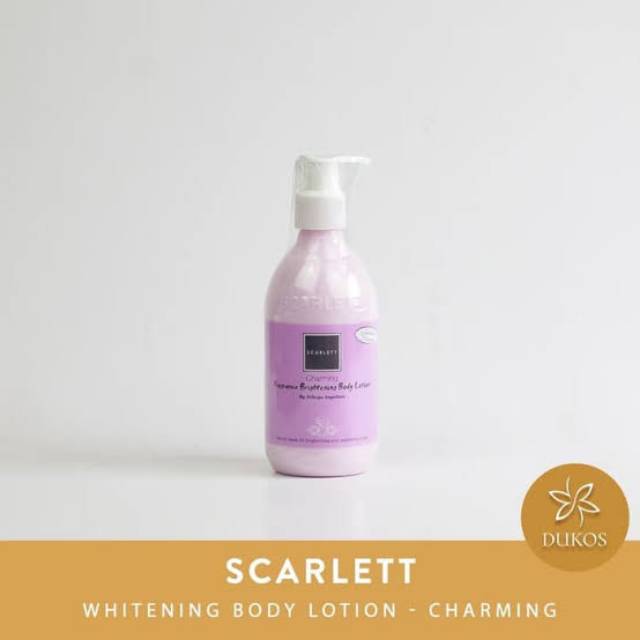 BODY LOTION SCARLET - SCARLETT WHITENING BODY LOTION PEMUTIH KULIT BPOM