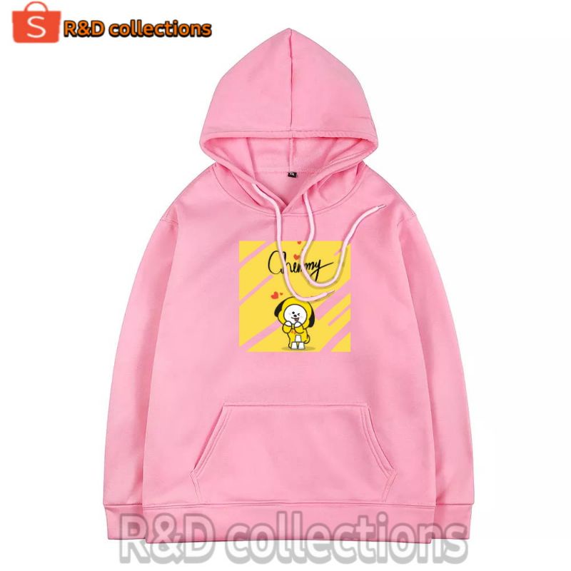 CHIMMY Bt21 Wanita Sweater Bt21 CHIMMY Anak Perempuan Dewasa Hoodie BTS Oversize Hoodie Karakter Chi