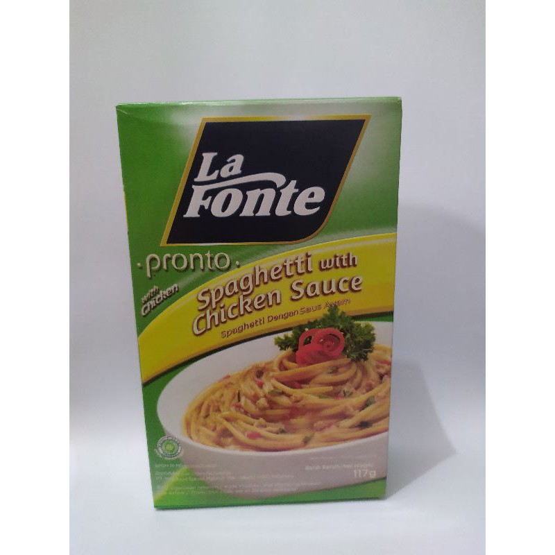 

La fonte Spaghetti Chicken Sauce 117g