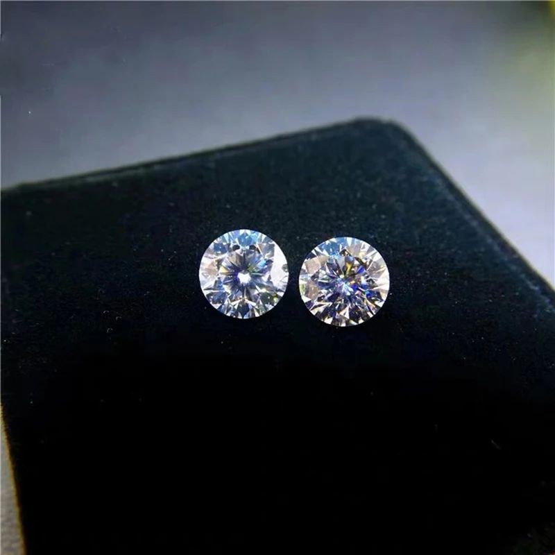 ( ORI) Batu Permata Moissanite Reguler Color 5 mm - 9mm Original Real Picture