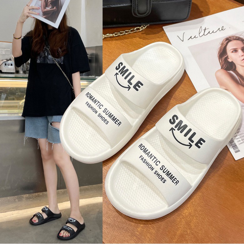 Sandal Selop Wanita Pria SMILE Import Nyaman Keren Anti Licin SP57