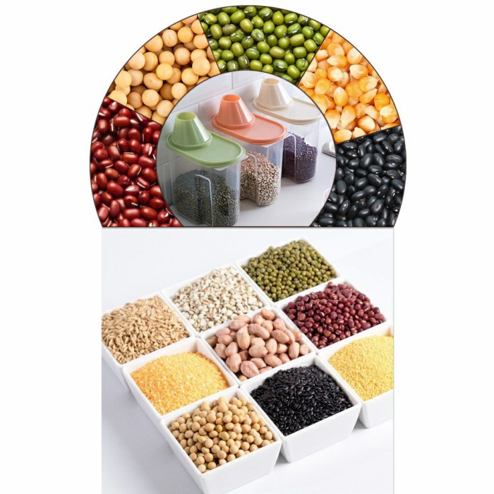 Toples Tempat Penyimpanan Makanan Tuang 1,9L Food Storage Jar TP01