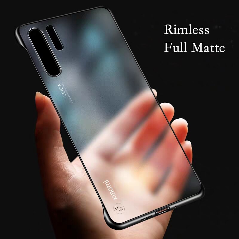 Rimless Matte Hard Case Xiaomi mi 9 lite se Mi A3 Xiaomi cc9 cc9e mi8 mi9 mi 8 9 mi cc9 Pro K30