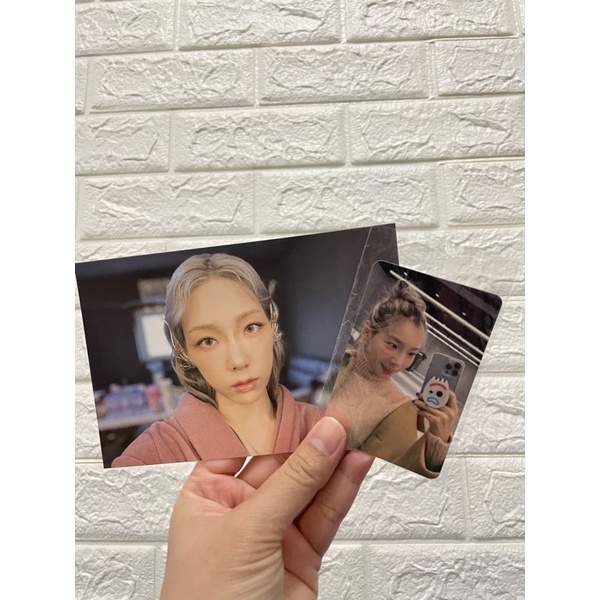 photocard + postcard taeyeon invu bene mecima