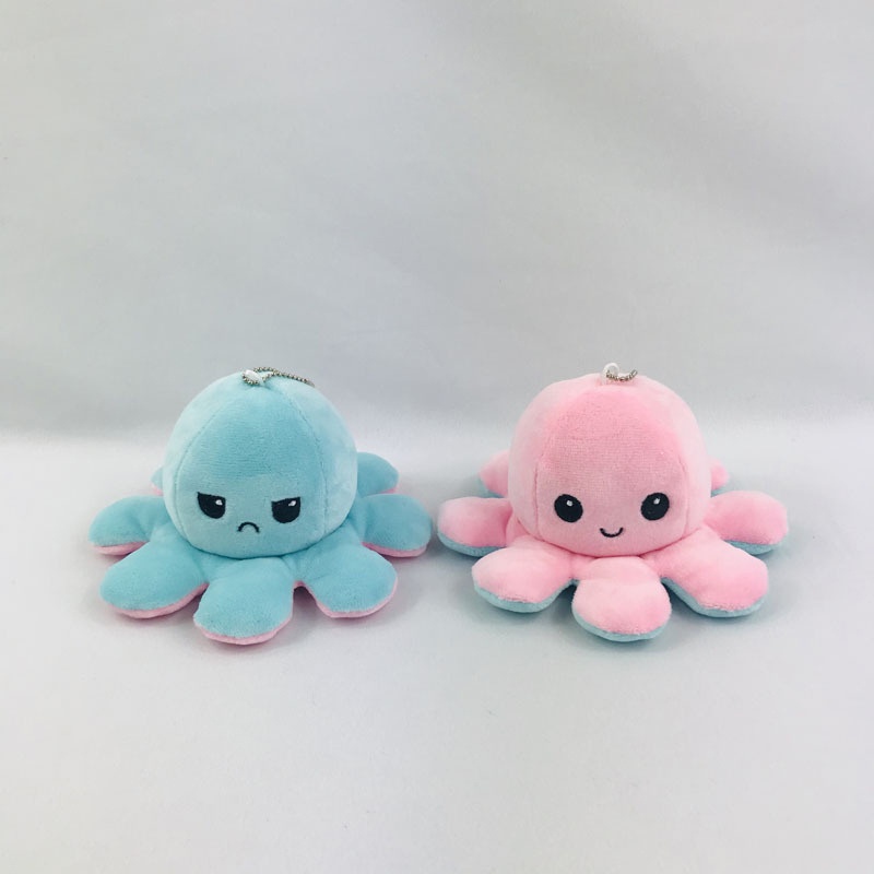 Boneka Gurita Octopus Halus Bolak - Balik Dua Sisi Reversible 2 UKURAN produk baru mode