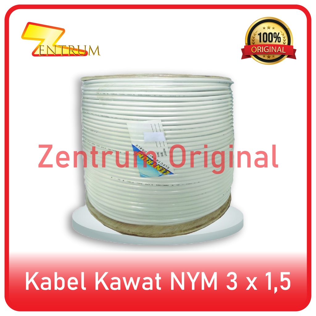 Kabel Listrik Kawat NYM 3 X 1.5 (50 Meter)