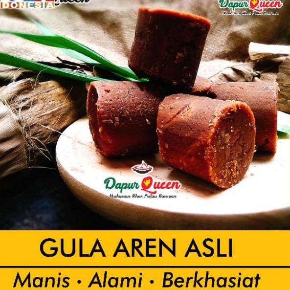

[DISC NO FREE] GULA AREN ASLI 1KG / GULA MERAH PADAT / BROWN SUGAR / GULA AREN PADAT.
