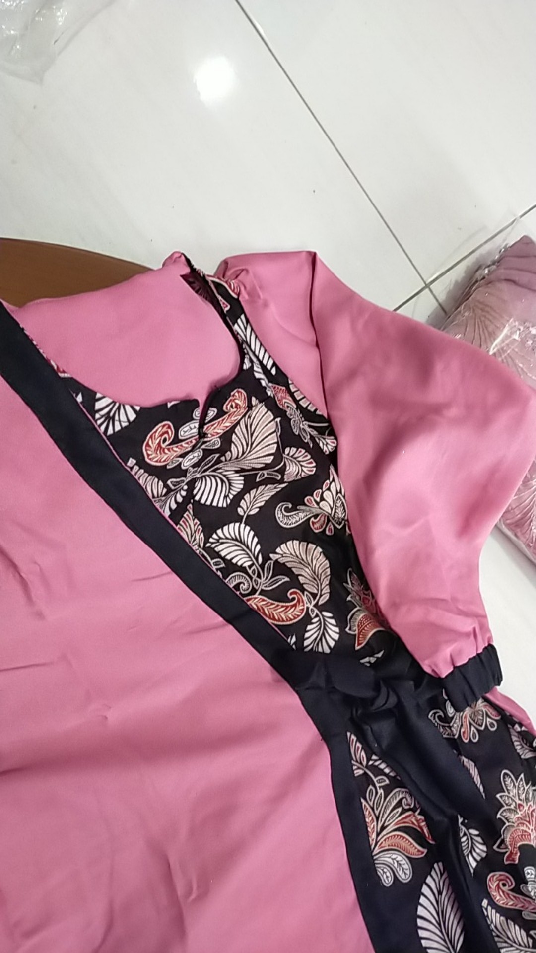 (real Pic) Wou Batik Couple Ashanti Gamis Sarimbit Syari Muslimah Remaja Moscrepe Katun Prima