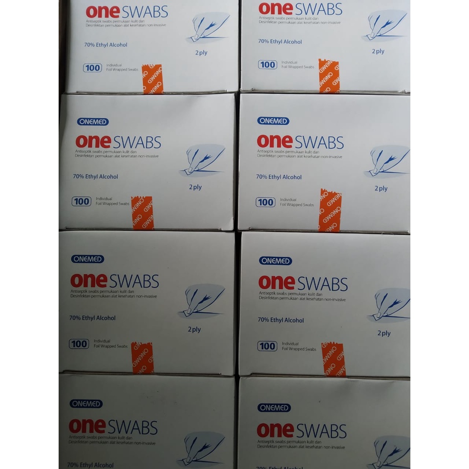 ONEMED SWAB ALCOHOL SWAB ONEMED KAPAS TISU TISSUE ALKOHOL PAD PADS SWABS