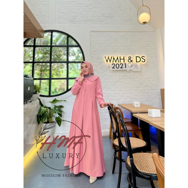 Ready.. Niskala Dress by HMF Gamis Muslim Original
