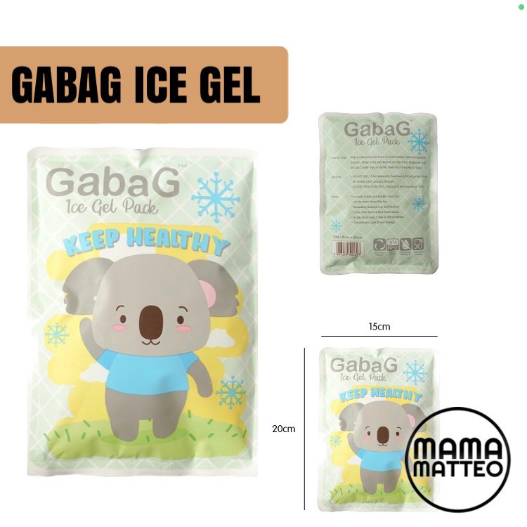 GabaG Ice Gel 500 gram / 500gr size Besar 500ml Bear Mom Koala Earth Original Yellow Motif Lucu / BANDUNG