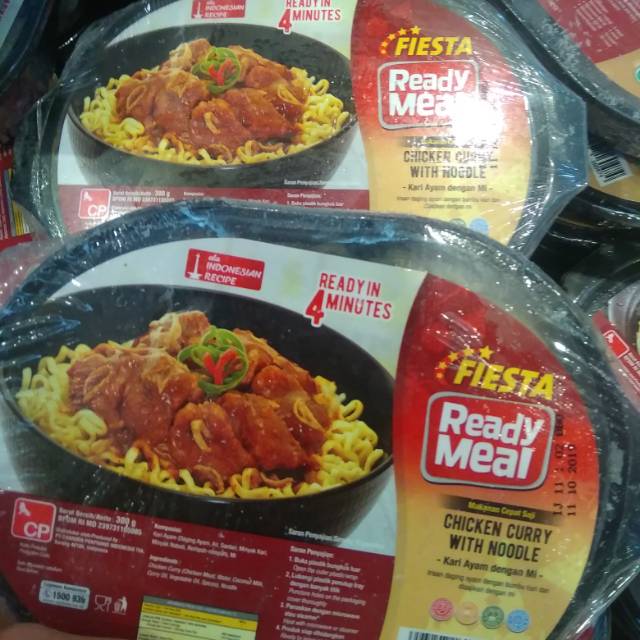 

Fiesta ready meal chicken curry with Noodle