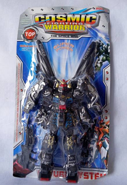 AJ Mainan Robot Cosmic Warrior/ Robot Tempur Murah