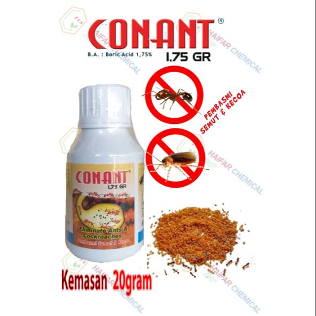 Racun Pembasmi Semut  kecoa Rayap  Conant 1 75GR Shopee 