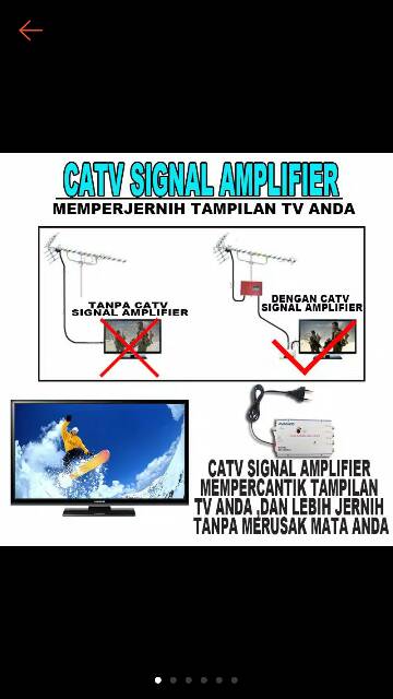 BOSTER TV CATV SIGNAL AMPLIFIER