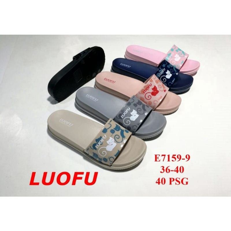 SANDAL SELOP LUOFU KUCING/SANDAL LUOFU