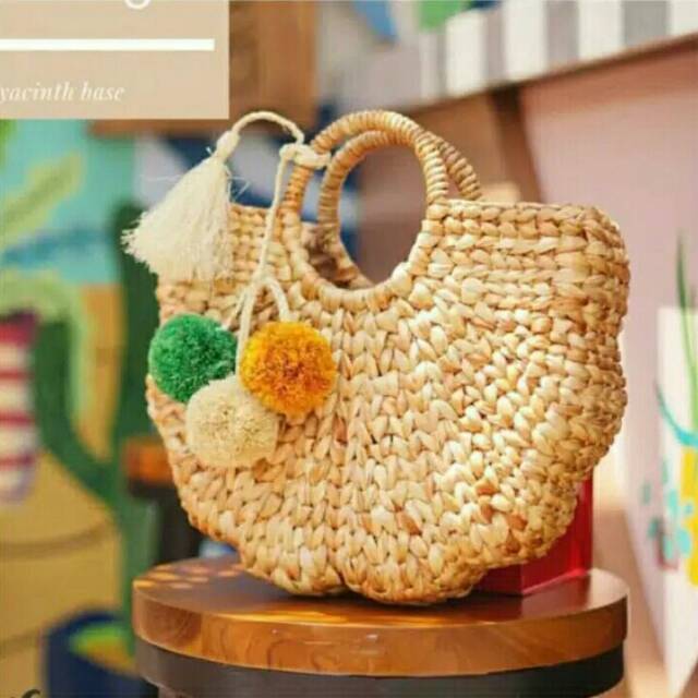 Tas eceng gondok anggur