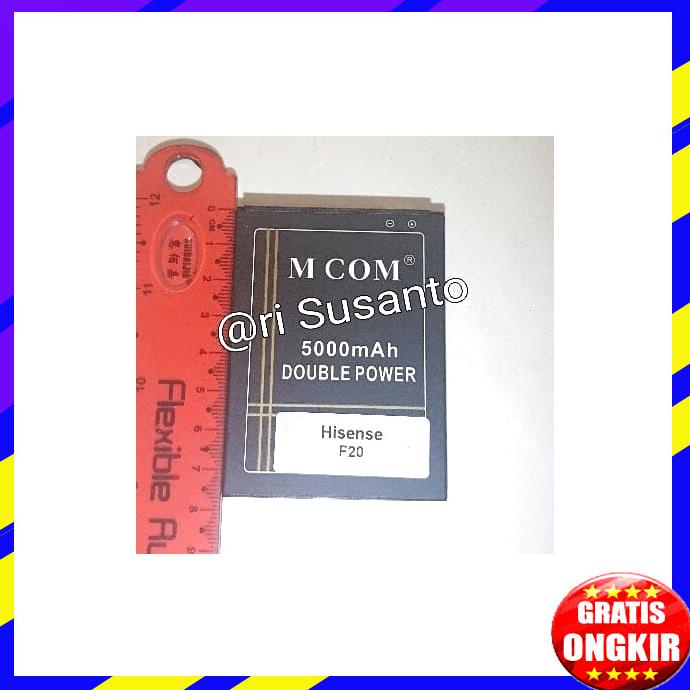 Acc Hp Baterai Mcom Smartfren Hisense F20 4G Double Power 5000Mah