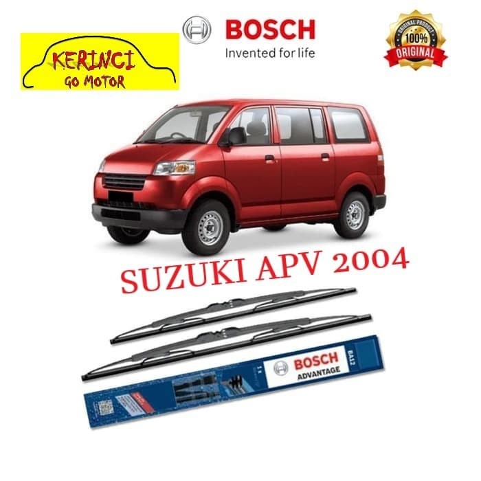 WIPER SUZUKI APV 2004 BOSCH ADVANTAGE 16&quot; &amp; 16&quot; SEPASANG WIPER SUZUKI