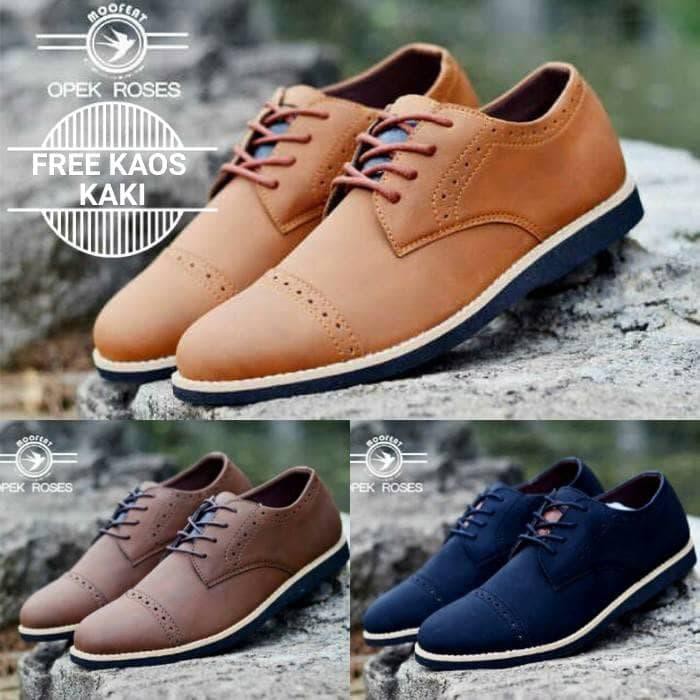 SEPATU CASUAL SEPATU PRIA CASUAL MOOFEAT ORIGINAL KULIT MURAH