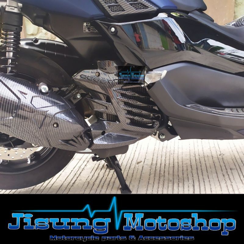 Cover Tutup Radiator All New Nmax 2020 Carbon Nemo Shopee Indonesia