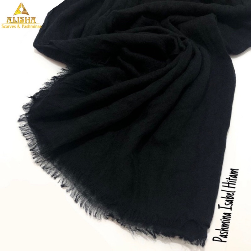 Pashmina Isabel Hitam