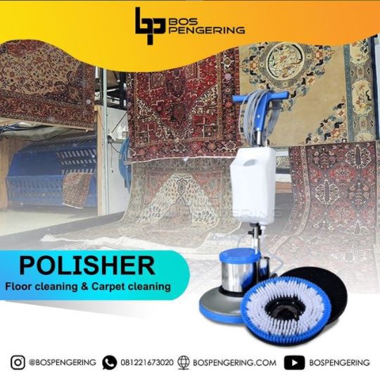 Mesin Sikat Karpet - Mesin Polisher Laundry 175 Rpm Kualitas Terbaik