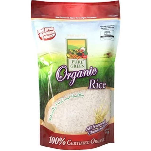 

Ready Oke] Beras Organik Pulen Wangi Pure Green Fragrant Organic Rice 1Kg