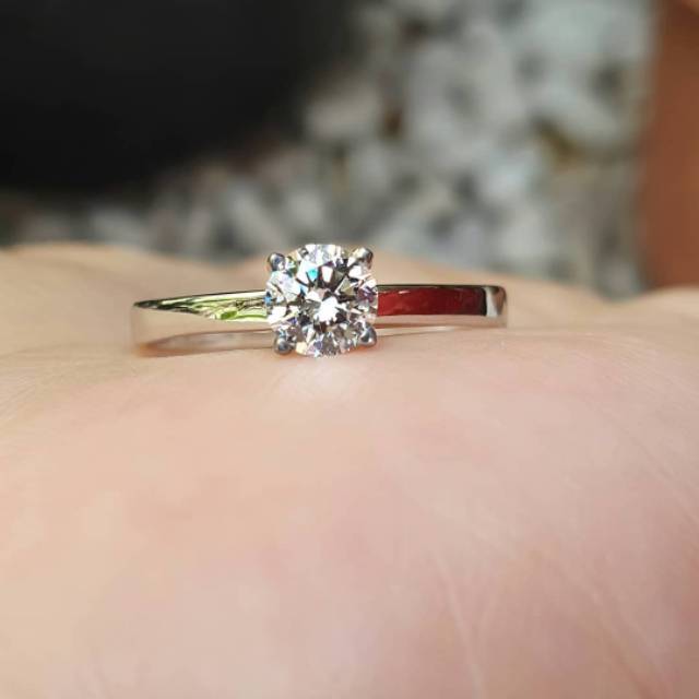 CINCIN PERAK ASLI S925 STERLING SILVER CINCIN PERAK DIAMOND