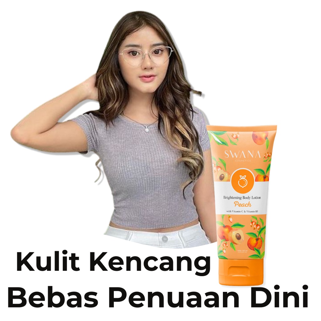 Pemutih Kulit Badan Seluruh Tubuh Cepat Glowing Ampuh Permanen Swana Brightening HandBody Lotion Ori