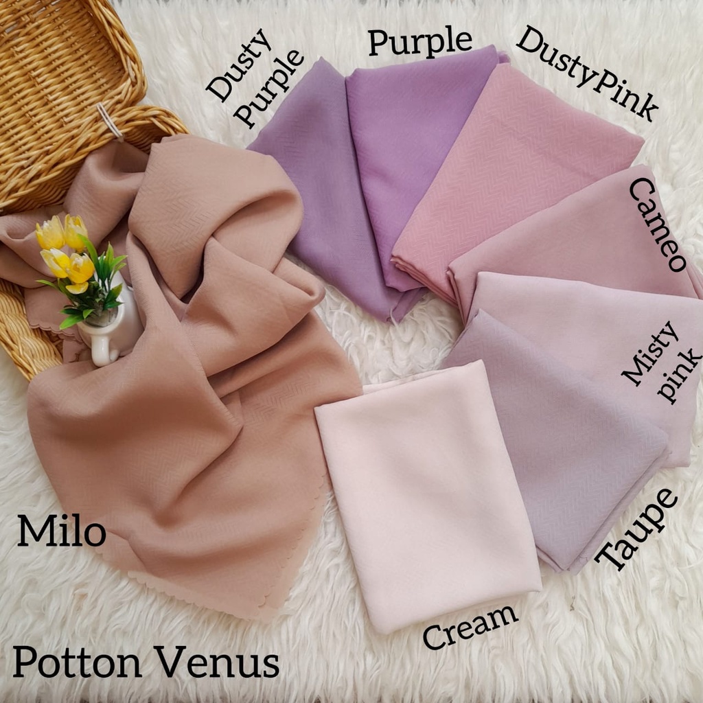 POTTON VENUS/HIJAB SEGIEMPAT/JILBAB SEGI EMPAT/KERUDUNG SEGI4/SQUARE MOTIF ABSTRAK/POLYCOTTON