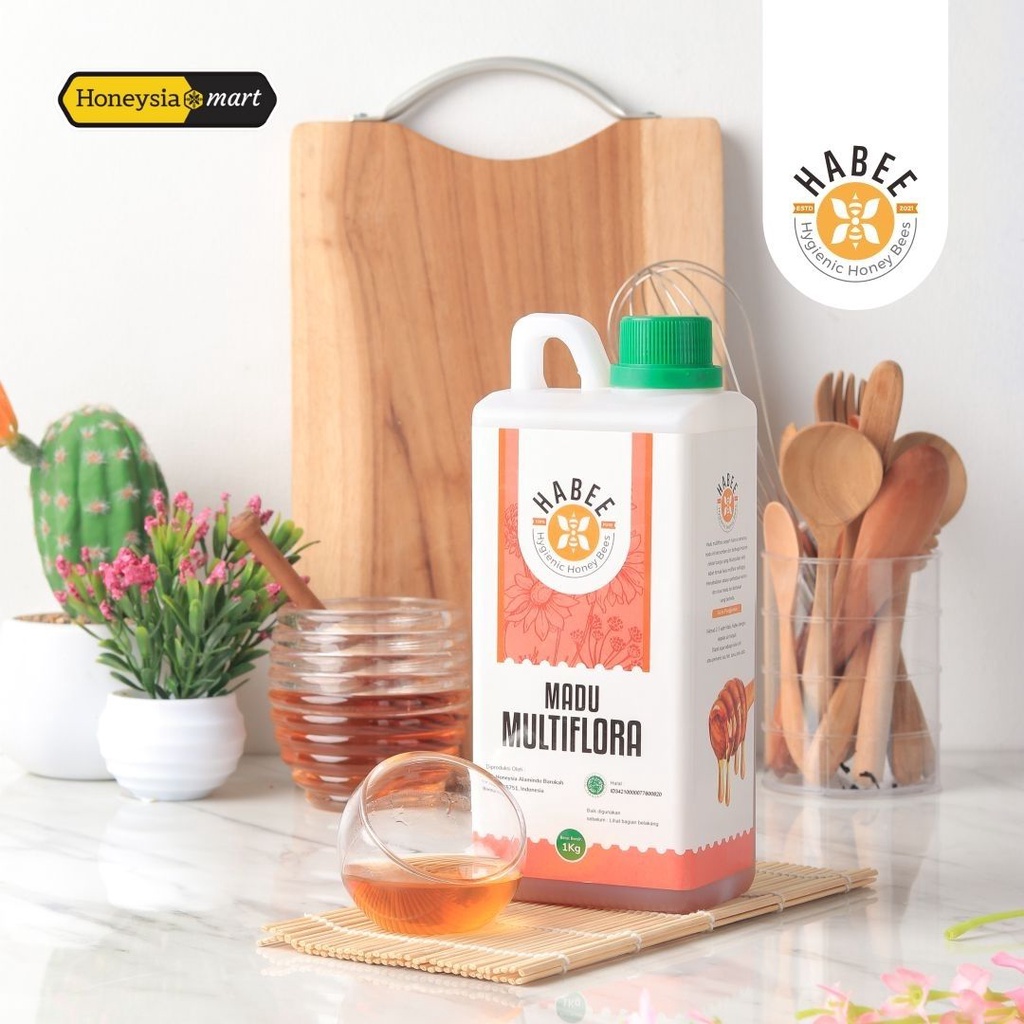 

Madu Murni Asli Habee Multiflora 1kg Raw Honey