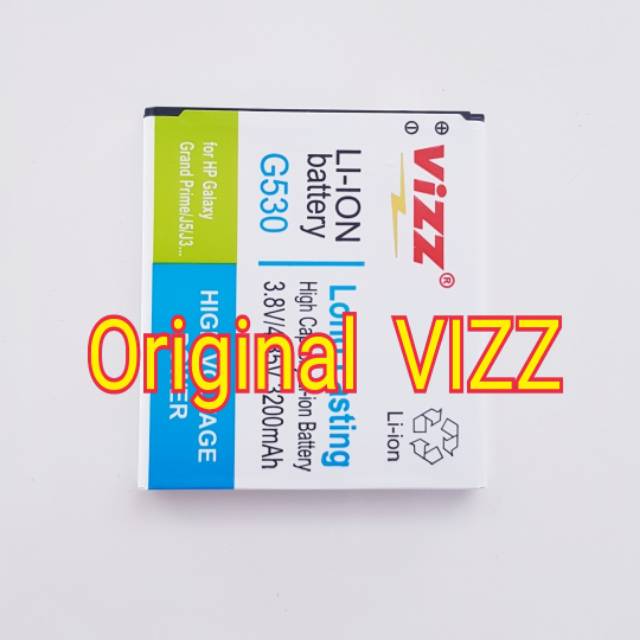 Baterai Double Power Vizz Original Samsung Galaxy J2Prime J2prim J2 prim prem Batre Batrai SM G532