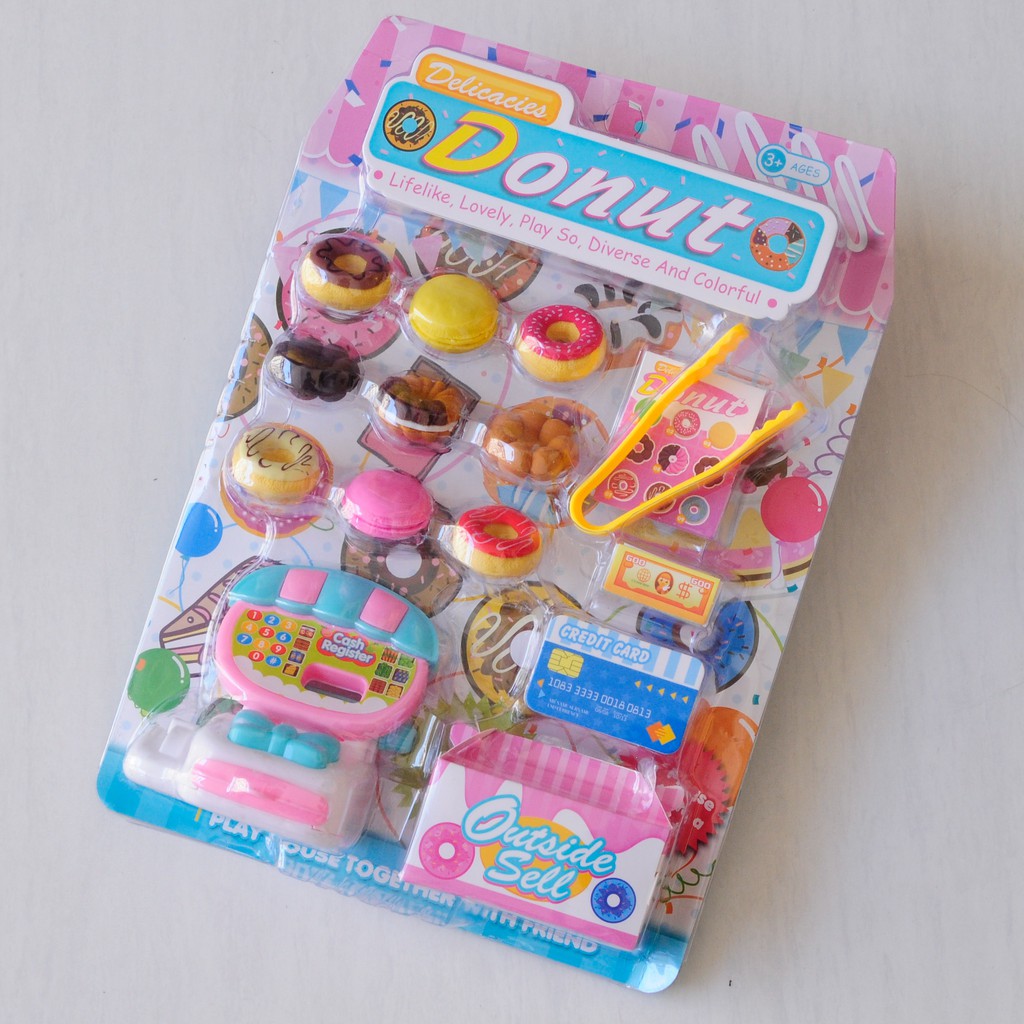 Mainan Donut Cake Ice Cream Candy Kasir HM0144
