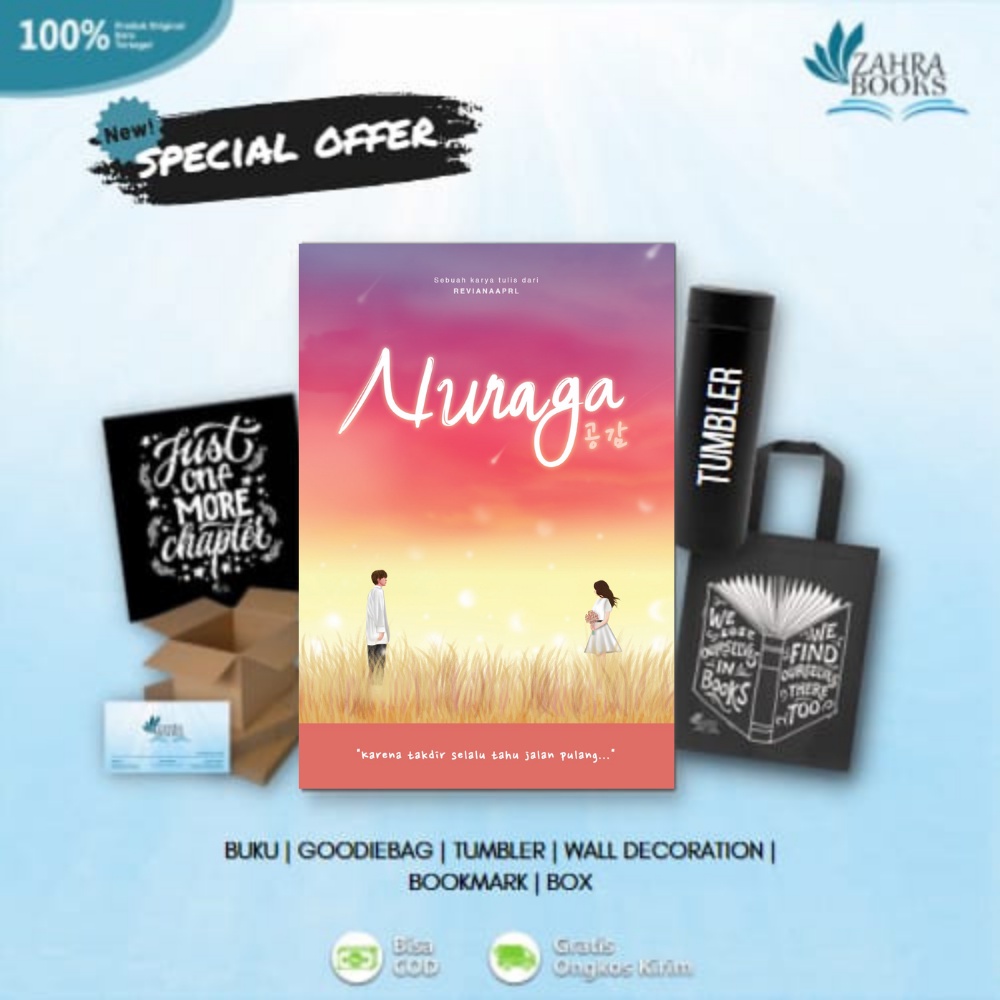 LV - NOVEL NURAGA & BUMI DAN LUKANYA ( Original ) TTD Penulis + Bonus-SPECIAL OFFER
