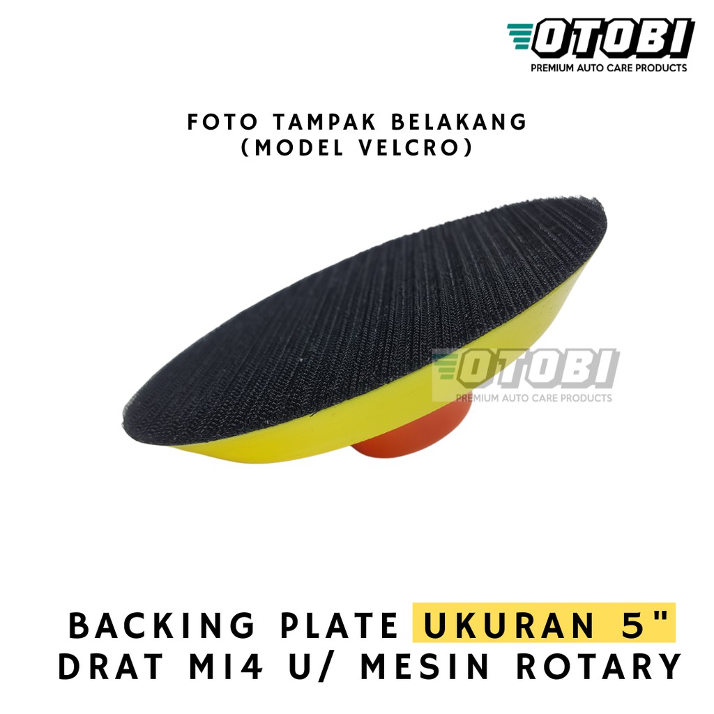 M14 5&quot; inch Backing Plate Velcro Pad Dudukan Poles Mesin Tatakan Busa