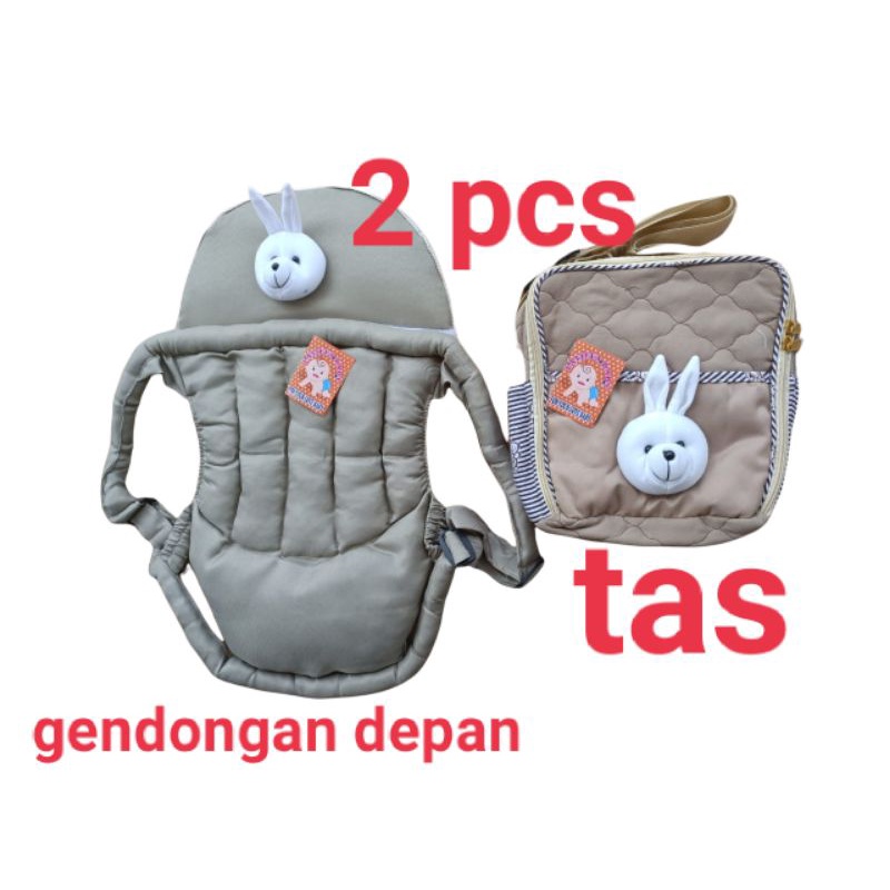 promooo!!2 in1 gendongan depan dan tas boneka kelinci