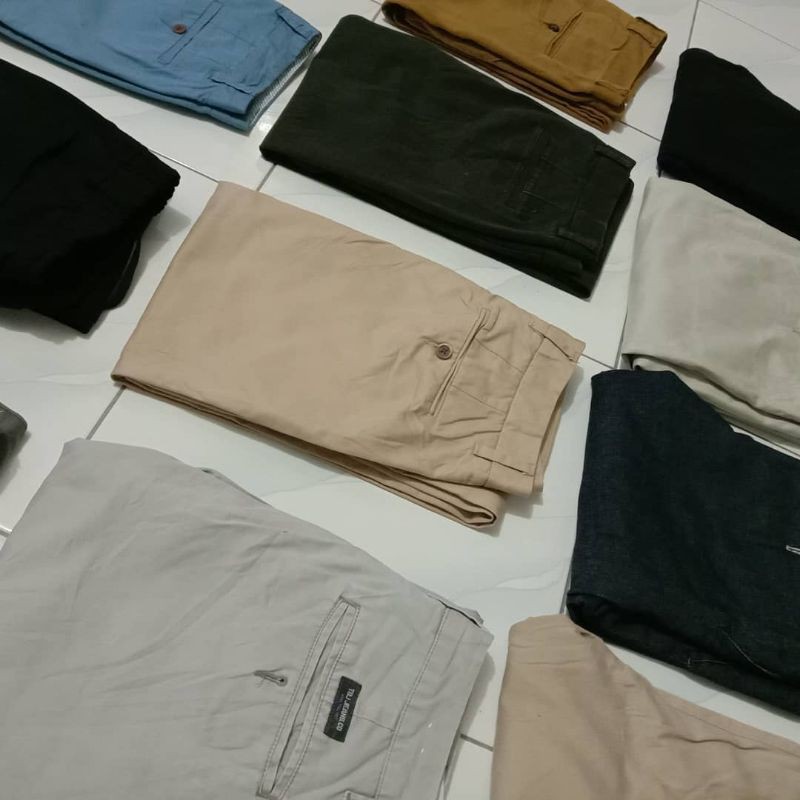 borongan celana Chino dickies, Levis gurdano dll