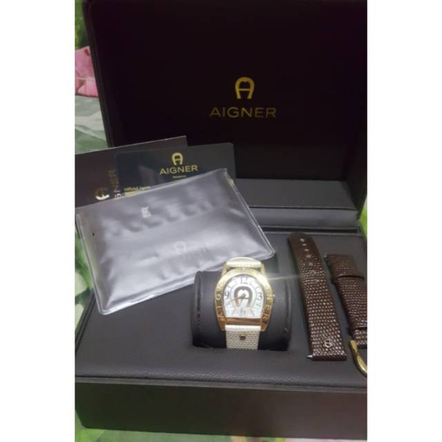 Jam Tangan Aigner A32200 Asti Due Gold Original (preloved)