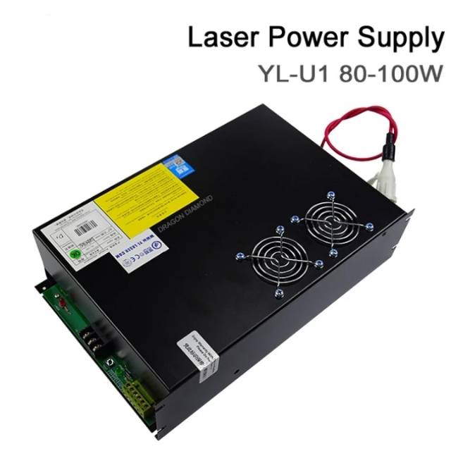 100W Yongli YL-U1 Power Supply for 80W 100W CO2 Laser Tube