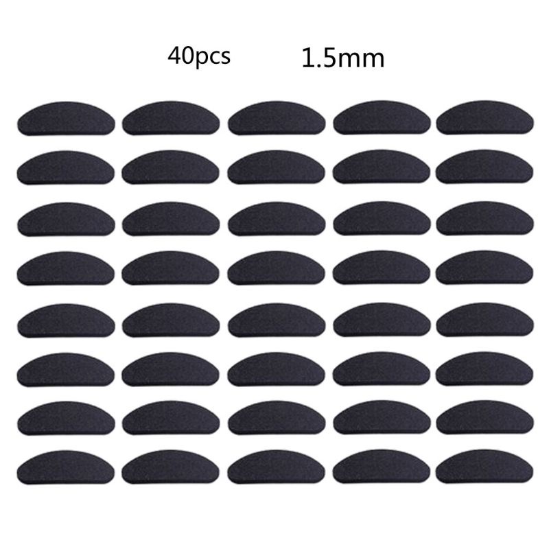 Gro 40Pcs Bantalan Hidung Kacamata Busa Lembut Anti Slip Self Adhesive Glasses EVA Nose Pads